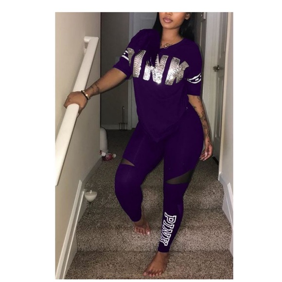 Pink two piece set - Picture 2 of 3